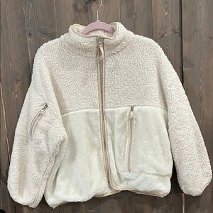 UGG Cream Marlene Sherpa Teddy Jacket